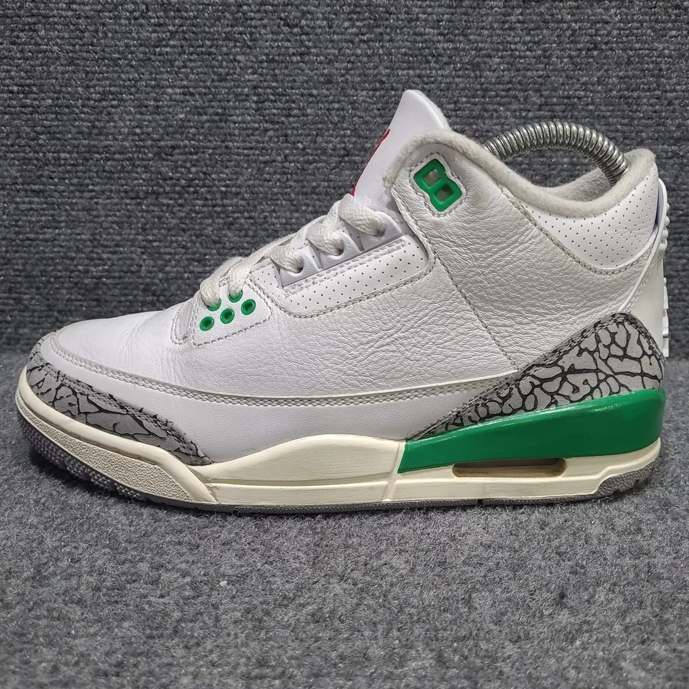 Air Jordan 3 Retro Lucky Green Style # CK9246-136‎ Women's Size 6.5